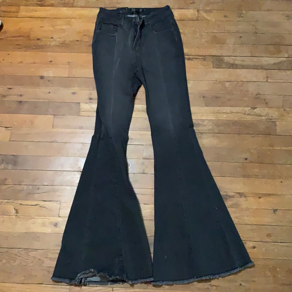 Black Flare Jeans
